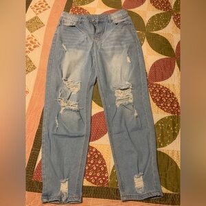 Amazon Women's Light Blue Straight Leg Jeans